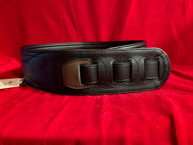 Walker Williams G-514 Cognac Multi Layer Strap with Padded Glove Leather Back