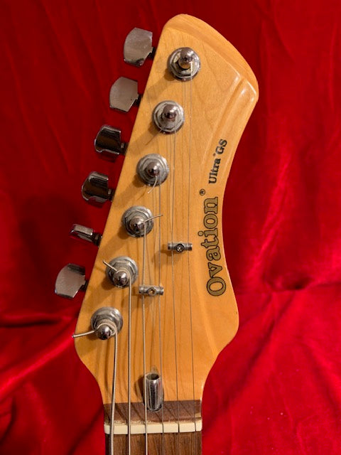 Used Red Ovation Electric ( Strat type )