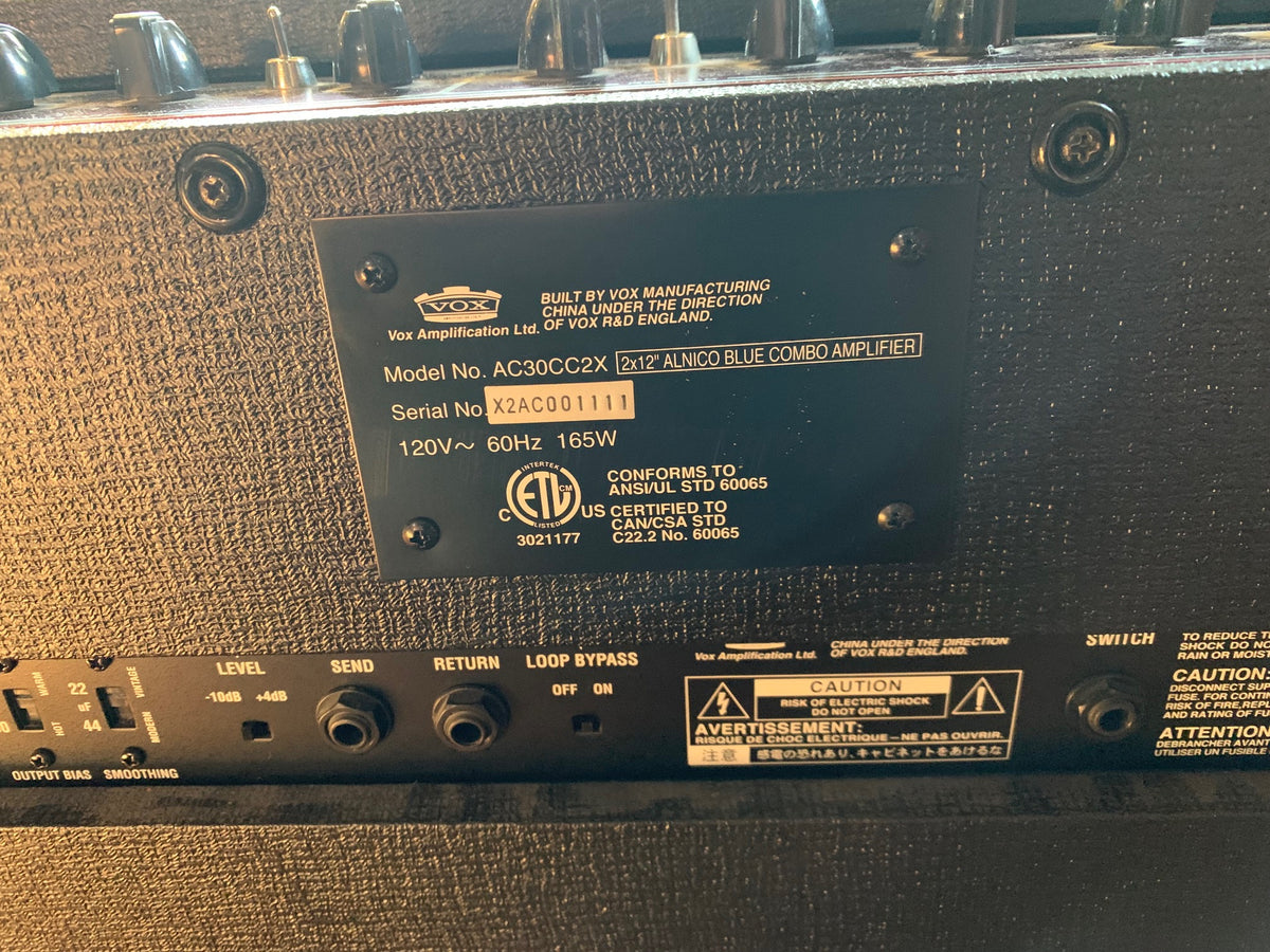 Vox AC30 -Pre-Owned